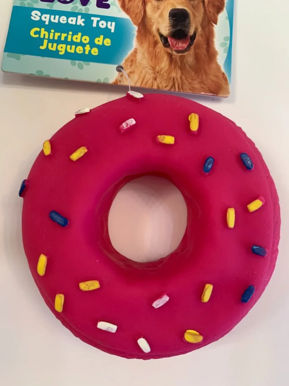 Pet Squeak Toys - 3-PACK - Shoe, Turkey Leg and Donut - NWT
